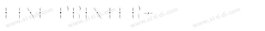 Line Printer字体转换